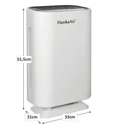 Oczyszczacz powietrza jonizator   czujnik PM2.5   filtry