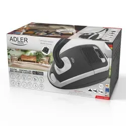 Odkurzacz workowy 3,5 L sterowany cyfrowo Adler AD 7069   akcesoria