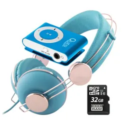 Odtwarzacz MP3 dla dzieci Quer   słuchawki nauszne   karta 32GB