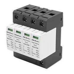 Ogranicznik ochronnik przepięć AC Qoltec 4P 420V T2 B C