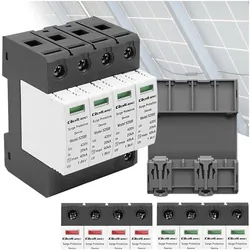 Ogranicznik ochronnik przepięć AC Qoltec 4P 420V T2 B C