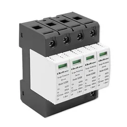 Ogranicznik ochronnik przepięć AC Qoltec 4P 420V T2 B C