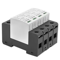 Ogranicznik ochronnik przepięć AC Qoltec 4P 420V T2 B C