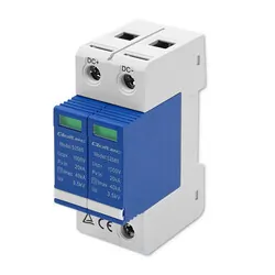 Ogranicznik ochronnik przepięć DC Qoltec 2P 1000V T2 B C