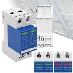 Ogranicznik ochronnik przepięć DC Qoltec 2P 1000V T2 B C