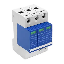 Ogranicznik ochronnik przepięć DC Qoltec 3P 1000V T2 B C