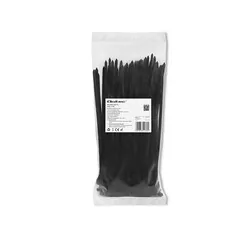 Opaski zaciskowe wielorazowego użytku trytytki odpinane 4.8x200mm 100 szt. czarne