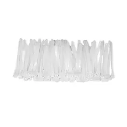 Opaski zaciskowe wielorazowego użytku trytytki odpinane 7.2x100mm 100 szt. białe