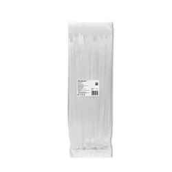 Opaski zaciskowe wielorazowego użytku trytytki odpinane 7.2x350mm 100 szt. białe