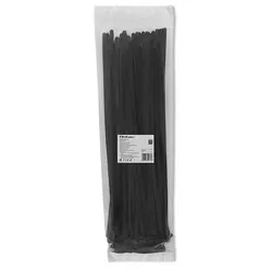 Opaski zaciskowe wielorazowego użytku trytytki odpinane 7.2x400mm 100 szt. czarne