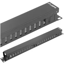 Organizer kabli LANBERG do szafy RACK 19" 1U z zaślepką typ A czarny