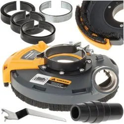 Osłona przeciwpyłowa odsysająca do szlifierki 125 mm Powermat PM-OSK-125T
