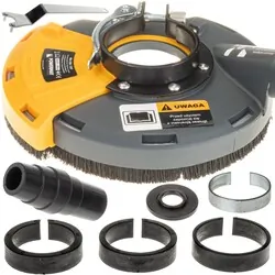 Osłona przeciwpyłowa odsysająca do szlifierki 125 mm Powermat PM-OSK-125T