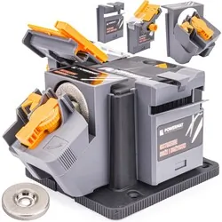 Ostrzałka wielofunkcyjna 3w1 do wierteł noży dłut 170W Powermat PM-OWF-170M