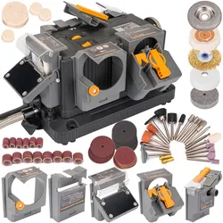 Ostrzałka wielofunkcyjna 8w1 do wierteł noży dłut łańcuchów siekier itp. 200W Powermat PM-OWF-200T