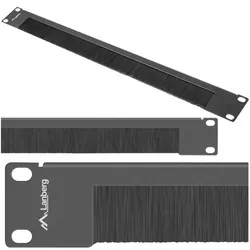 Panel szczotkowy LANBERG do szafy RACK 19" 1U czarny