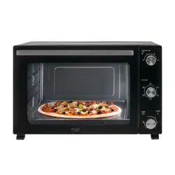 Piekarnik elektryczny 35L Adler AD 6025   blacha do pieczenia   ruszt z uchwytem   rożen
