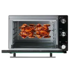 Piekarnik elektryczny 48L Adler AD 6026   blacha do pieczenia   ruszt z uchwytem   rożen