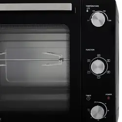 Piekarnik elektryczny 60L Adler AD 6028   blacha do pieczenia   ruszt z uchwytem   rożen