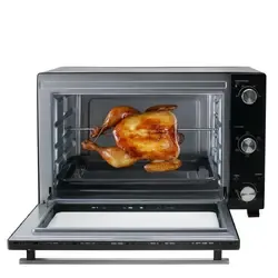 Piekarnik elektryczny 60L Adler AD 6028   blacha do pieczenia   ruszt z uchwytem   rożen