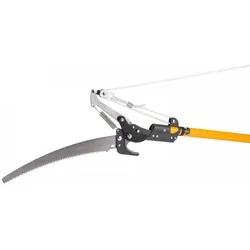 Piła sekator ogrodowy teleskopowy Powermat PM-SKTT-2.4T z wysięgnikiem 2,4 m