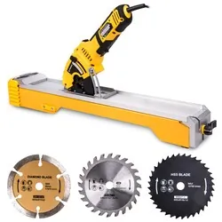 Pilarka precyzyjna tarczowa 1200W Powermat PM-PPT-1200   prowadnica   3 tarcze