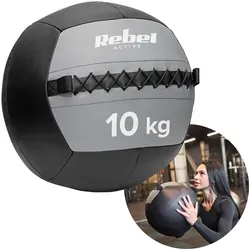 Piłka lekarska do ćwiczeń 10 kg REBEL ACTIVE