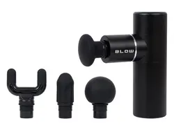 Pistolet do masażu masażer aluminowy BLOW Wave 6000 zestaw