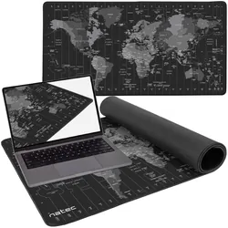 Podkładka na biurko mata mapa ziemi NATEC TIME ZONE MAP MAXI 800x400mm