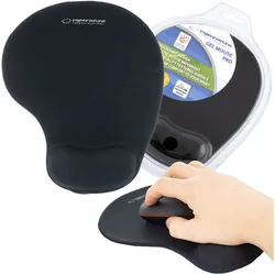 Podkładka żelowa pod mysz Esperanza - czarna