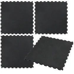 Podłoga gumowa do siłowni, mata pod sprzęt 1x1m REBEL ACTIVE puzzle 15 mm