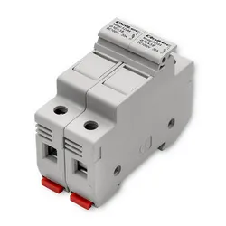 Podstawa bezpiecznikowa   bezpiecznik DC Qoltec 2P 1000V 30A solar