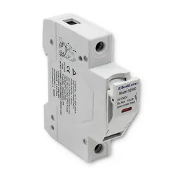 Podstawa bezpiecznikowa z diodą   bezpiecznik DC Qoltec 1P 1000V 15A solar