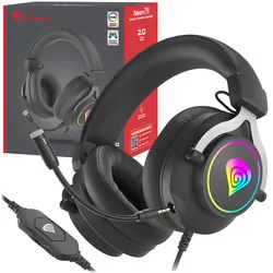 Podświetlane słuchawki gamingowe z mikrofonem GENESIS NEON 750 RGB