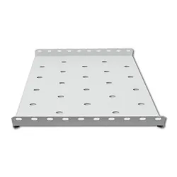 Półka do szafy RACK 19" stała 490x250 szara