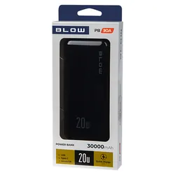 Powerbank BLOW 30000mAh 2xUSB QC PB30A USB-C