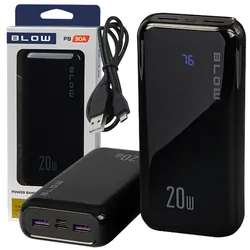 Powerbank BLOW 30000mAh 2xUSB QC PB30A USB-C