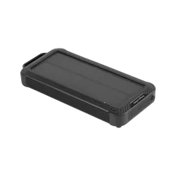 Powerbank solarny Kruger&amp;Matz z latarką 10000mAh USB microUSB USB-C Lightning