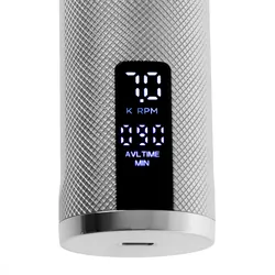 Profesjonalna bezprzewodowa maszynka do strzyżenia włosów z wyświetlaczem LCD Camry CR 2835g USB - srebrny