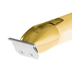 Profesjonalny bezprzewodowy trymer do zarostu Adler AD 2836g ładowanie przez USB - złoty