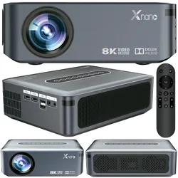 Projektor multimedialny LED rzutnik ART X1PRO WiFi Bluetooth Android 9.0 4K 200