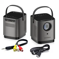 Projektor multimedialny LED rzutnik OVERMAX MULTIPIC 3.6 WiFi Bluetooth 150" + pilot