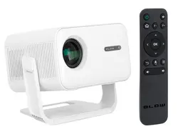 Projektor przenośny BLOW AndroidTV FullHD MaxView biały