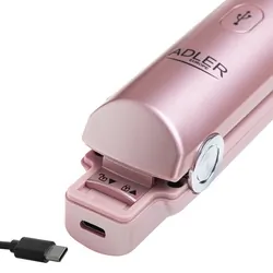 Prostownica bezprzewodowa podróżna USB Adler AD 2327 różowa