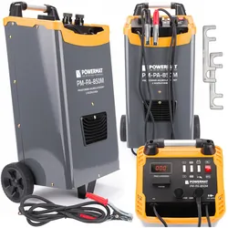 Prostownik akumulatorowy z rozruchem 850A 12/24V Powermat PM-PA-850M