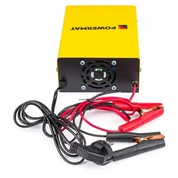 Prostownik mikroprocesorowy akumulatorowy 12/24V Powermat PM-PM-50B 8-etapowy LCD