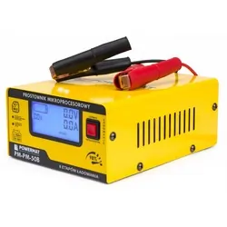 Prostownik mikroprocesorowy akumulatorowy 12/24V Powermat PM-PM-50B 8-etapowy LCD