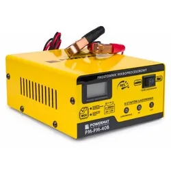 Prostownik mikroprocesorowy akumulatorowy 6/12V Powermat PM-PM-40B 8-etapowy LCD