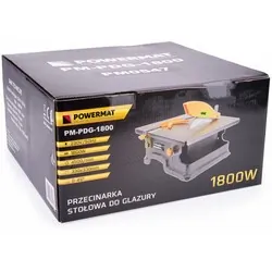 Przecinarka stolikowa do glazury i płytek 1800W Powermat PM-PDG-1800