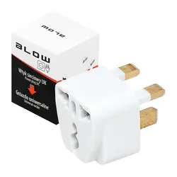PRZEJŚCIÓWKA ADAPTER PL na UK ANGIELSKA WTYCZKA